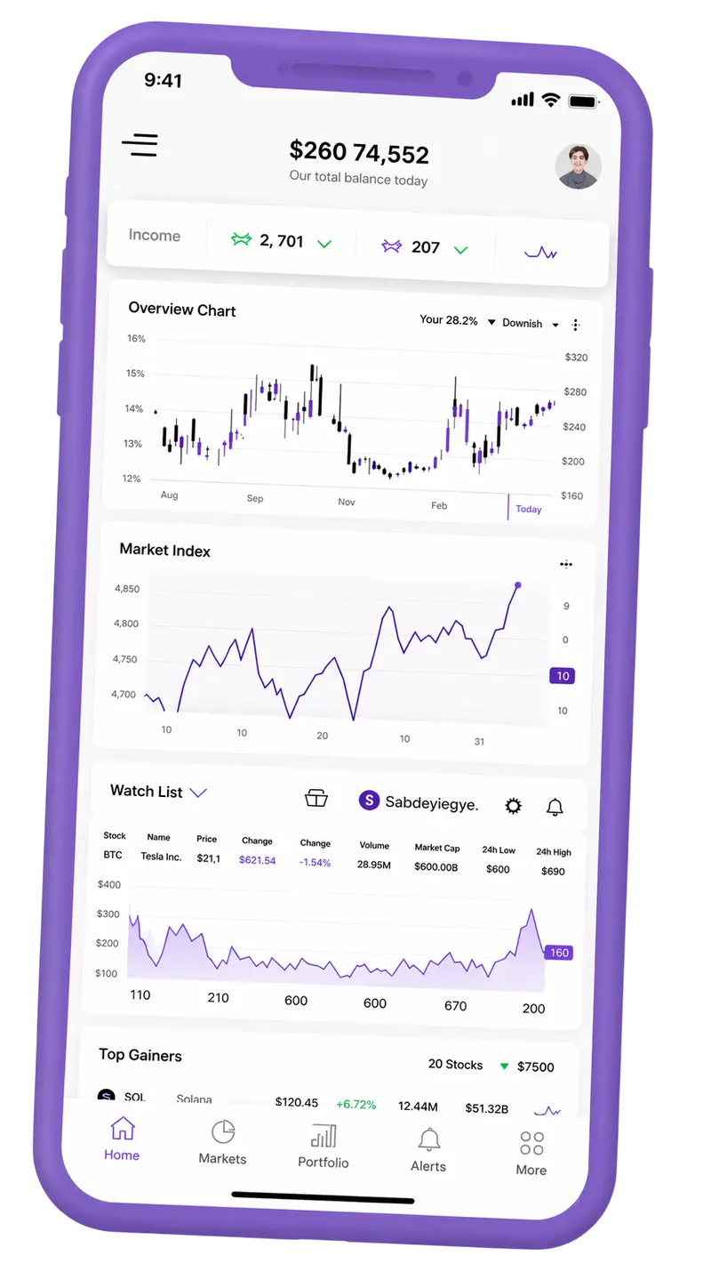 Clover Kapithaven trading platform on mobile